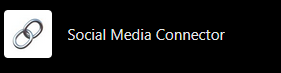 Social Media Connector app entry